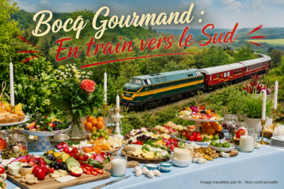 Bocq Gourmand - En train vers le Sud
